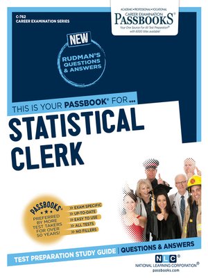 cover image of Statistical Clerk